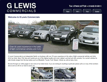 Tablet Screenshot of lewiscommercials.co.uk